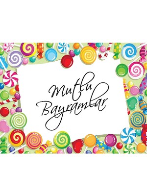 Promisebackdrop2 200X250 cm Kumaş Okul Etkinlik Fon , Şeker Bayramı Pano, Ramazan Bayramı Pano, Bayram Pano