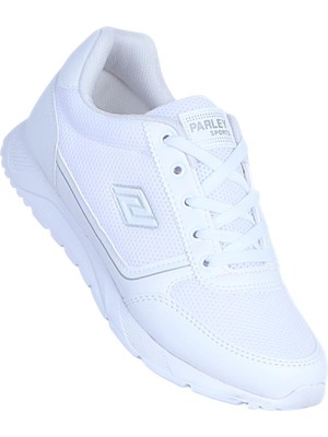 Parley 256 Sade Beyaz Anorak Kadın Sneaker Ayakkabı