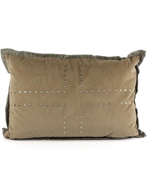 Mikasa Moor Love Bej Gri Zımbalı 40X60 Yastık