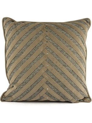 Mikasa Moor Love Bej Gri Çizgili 50X50 Yastık