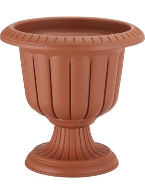 N003 Nergis Saksı 58,9cm, 47 Litre Dış Mekan Saksı, Kiremit