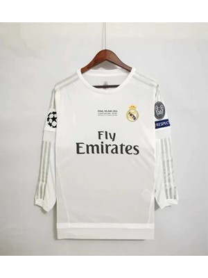 Portego R.madridd 2016 Şampiyonlar Ligi Finali Cristiano Ronaldo Nostalji Forması (White)