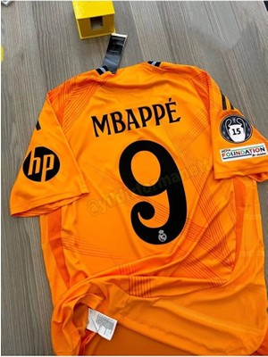 Portego R.madridd 2024/25 Yeni Sezon Kylian Mbappe Deplasman Forması (Orange)