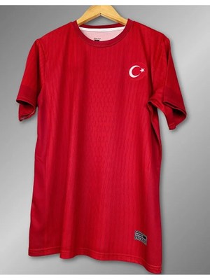 Portego Türkiye Euro 2024 Iç Saha Isimsiz Forması Kırmızı