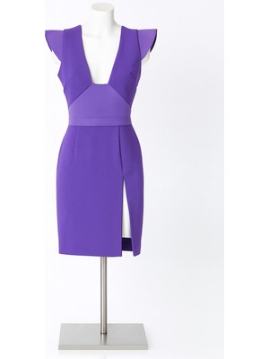 Baltaci Milano Viola Dream Dress-Purple / ıtalıan crep / Dry clean only