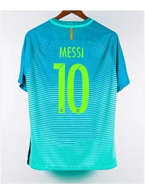 Portego Fc. B.a.r.c.e.l.o.n.a 2016/17 Sezonu Lionel Messi Nostalji Forması (Blue)