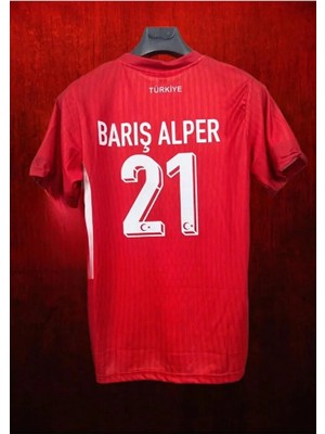 Portego Türkiye Euro 2024 Barış Alper Yılmaz Forması (Red)