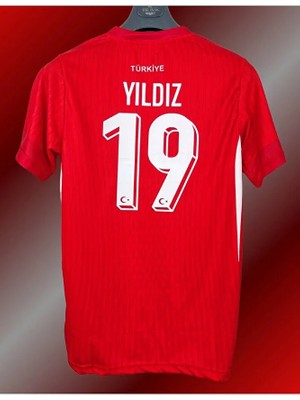 Portego Türkiye Euro 2024 Futbol Şampiyonası Kenan Yıldız Deplasman Forması (Red)