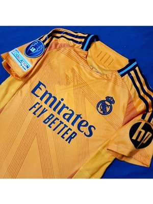 Portego R.e.a.l M.a.d.r.i.d 2024/25 Yeni Sezon Isimsiz Deplasman Forması (Orange)