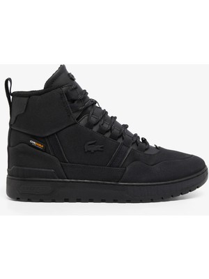 Lacoste T-Clip Winter Mid Erkek Siyah Bot