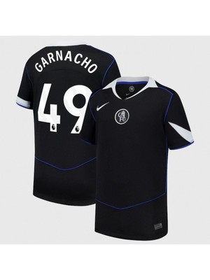 Portego Chelsea 2025/26 Yeni Sezon Garnacho Alternatif Forması (Black)