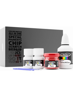 Color N Drive Toyota Rötüş Boyası (3p0) Super Red 5 Çizik Giderici Tamir Kiti Aygo Yaris Solara Raum Prius C Mr-S Iq Yaris Verso Yaris Liftback Verso ve Tüm Modeller ile Uyumlu