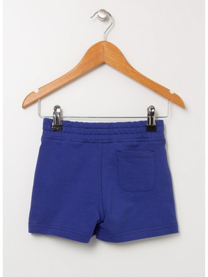 U.S. Polo Assn. Mavi Normal Kalıp Erkek Çocuk Şort Spor Tarz Nefes Alabilir Kumaş