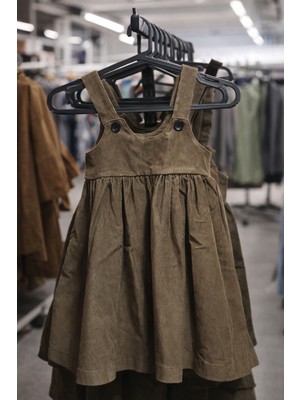 Minimom Kadife Çoçuk Jile Elbisesi