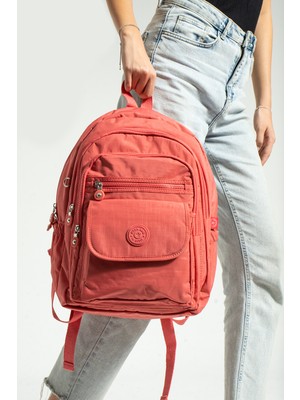 Nemo Bags  Unisex Okul Çantası, Crinkle Su Geçirmez Kumaş, Laptop Seyahat Sırt Çantası, 24 Lt, 40X30CM
