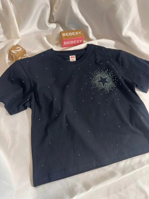 bebexy Yıldız Taş  Detaylı Siyah Body