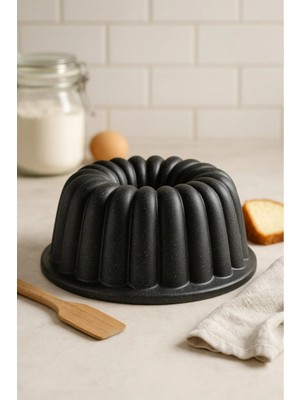 Royal Gross Granit Döküm Sık Dilim Dilimli Kek Kalıbı Yapışmaz Kaplama, Sağlıklı & Dayanıklı