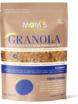 Mom's Natural Foods Yaban Mersini Granola 280 G