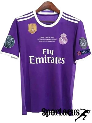 Portego Cardiff 2017 Şampiyonlar Ligi Finali Cristiano Ronaldo Nostalji Forması Kısa Kol