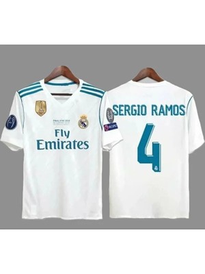 Portego R.madrid 2018 Kiev Şampiyonlar Ligi Finali Sergio R,a,m,o,s, Forması (Kısa KOL)78458568987