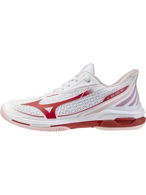 Mizuno Wave Exceed Tour 7 Ac Kadın Tenis Ayakkabısı Beyaz / Kırmızı