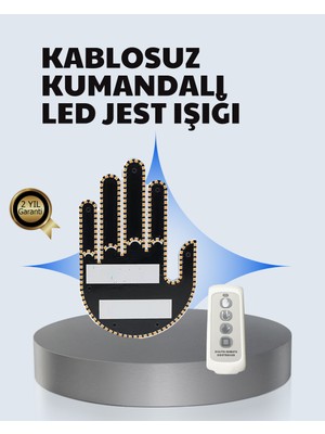 Aesco Uzaktan Kumandalı Çok Fonksiyonlu Araç LED Işığı