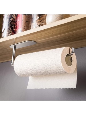 Paslanmaz Çelik Kağıt Rulo Havlu Askılığı/havluluk - Kendinden Yapışkanlı - Model: Berlin - Inox