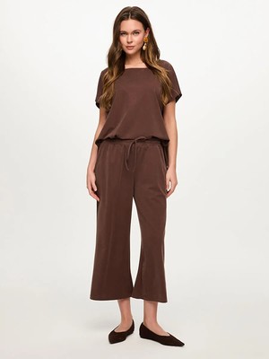 Faik Sönmez Beli Lastikli Tenselli Comfort Fit Örme Capri S26CPR015