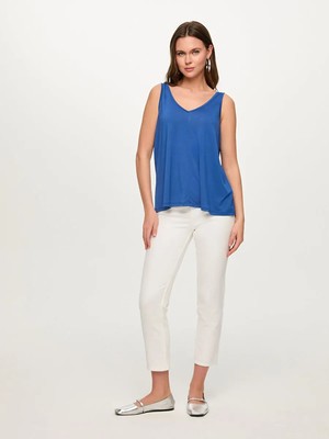 Faik Sönmez Ön Arka V Yaka Modallı Örme Atlet S26ATL021