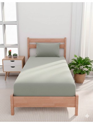 Tek Kişilik Çarşaf Seti Urban Adaçayı 120X200 cm