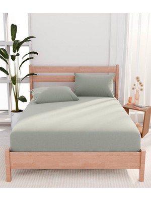 Çift Kişilik Çarşaf Seti Urban Adaçayı 180X200 cm