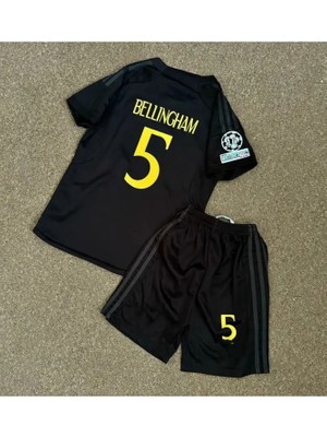 Portego 2023/24 Yeni Sezon Jude Bellingham Alternatif Çocuk Forması 3'lü Set (Thırd Shırt)