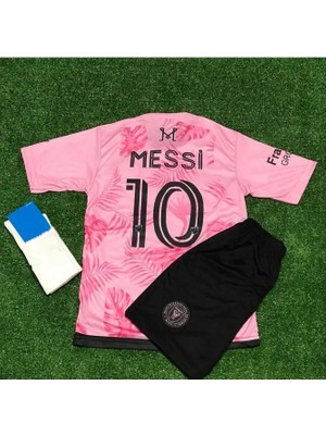 Portego I.n.t.e.r Miami 2024/25 Yeni Sezon Lionel Messi Çocuk Forması 3'lü Set