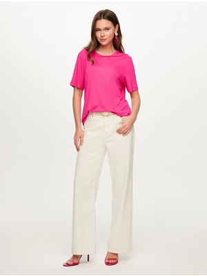 Faik Sönmez Yuvarlak Yaka Kısa Kol T-Shırt S26TSH002