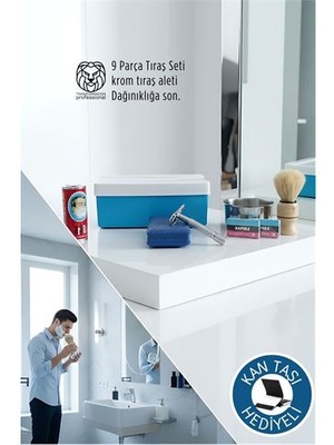 Aesco Geleneksel Tıraş Seti - 9 Parça Tıraş Kutulu Set