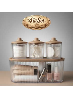 LE Paris Premium 4'lü Banyo Bakım Seti | Organizer