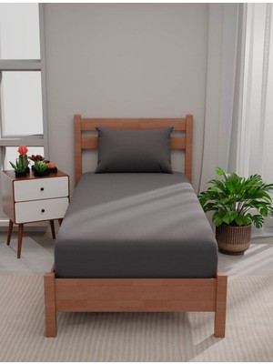 Tek Kişilik Çarşaf Seti Urban Antrasit 120X200 cm