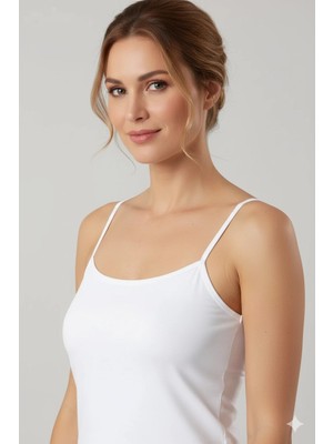 Liyuza Şahinler Ip Askılı Düz Atlet B001