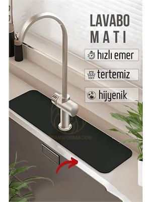 Lowell Home Ieg Turk Su Emici Lavabo Matı Hızlı Emen Musluk Matı RSIEG14544-LWLHM