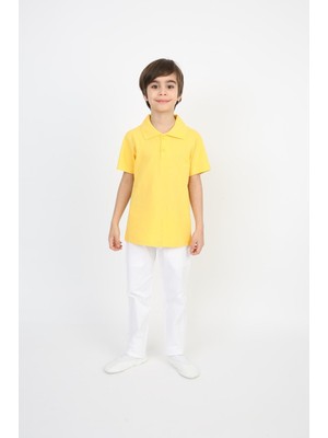 Dıgıl Kids Çocuk Polo Yaka Okul T-Shirt Kısa Kol
