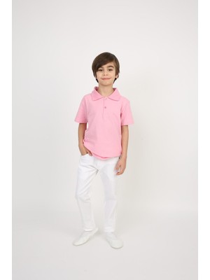 Dıgıl Kids Çocuk Polo Yaka Okul T-Shirt Kısa Kol