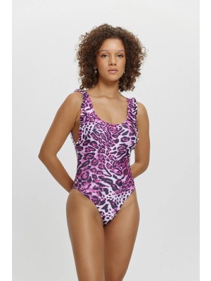 Louren M2849 Fırfırlı Mayo