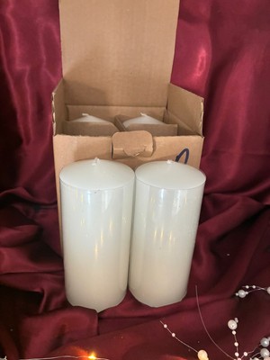 İzmir Candle 7*15 Silindir Siyah  4'lü Set(Kilise,ayin,tören,ritüel,yoga,home,ev Dekorasyon)