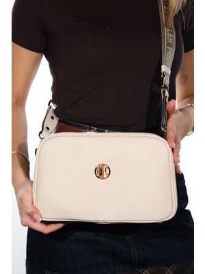 Luvi George Bej Kadın Çapraz Çanta