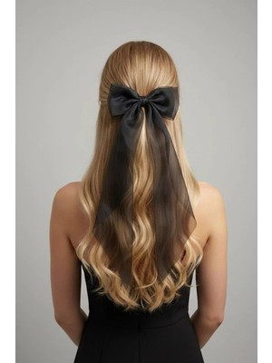 Çift Tül Fiyonklu Otomat Toka Siyah