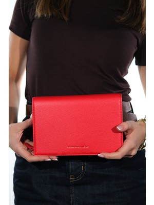 Luvi Glamor Kırmızı Kadın Çapraz Çanta