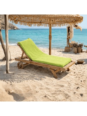 Miespiga %100 Pamuk 190X73 Plaj Şezlong Havlusu