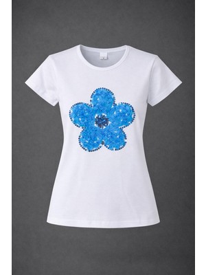 Dıgıl Kids Papatya Desenli Kısa Kol Likralı Penye