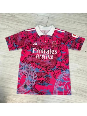 Portego Real Madrid Isimsiz Yakalı Pembe Dragon Forması