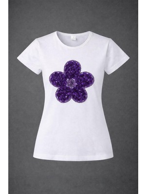 Dıgıl Kids Papatya Desenli Kısa Kol Likralı Penye